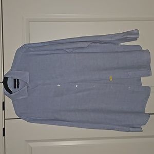 Banana Republic XL Blue Linen Shirt